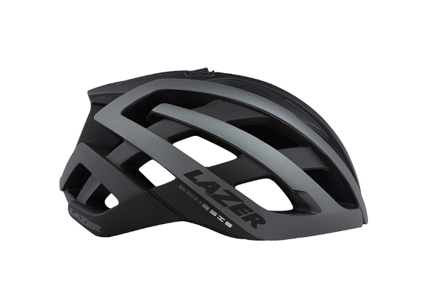 matt black road bike helmet